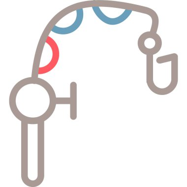 Stetoskop simgesinin vektör çizimi