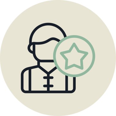 Modern simgenin vektör illüstrasyonu