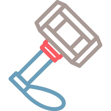 Fırça simgesi vektör illüstrasyonunu boya