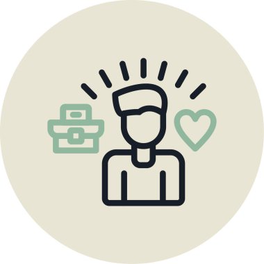 para simgesi vektör illüstrasyonu