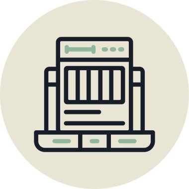 Modern b 'nin vektör illüstrasyonu eksik simgesi