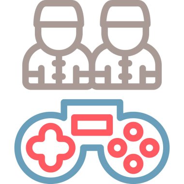 oyun simgesi vektör çizimi