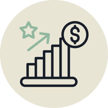 Büyüme Çizelgesi. Web simgesi