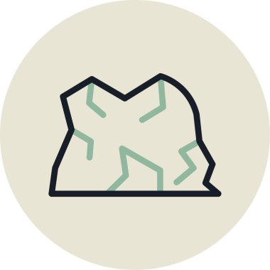 Çizgi film simgesinin vektör çizimi