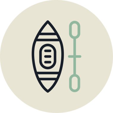 tekne ikonu vektör illüstrasyonu