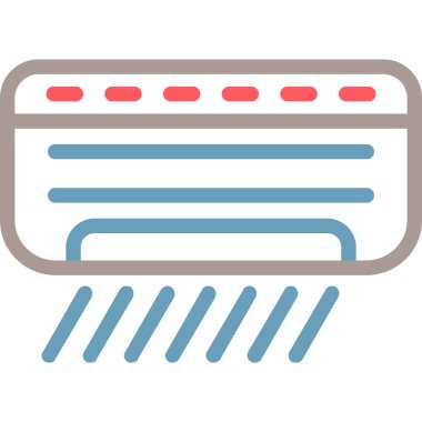 Klima simgesi, vektör illüstrasyon tasarımı