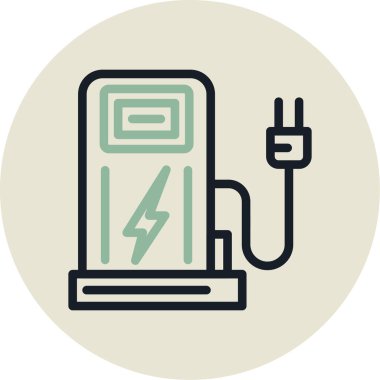 pil vektör illüstrasyonu