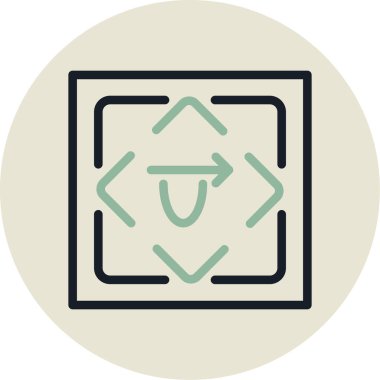 seo modern simgesinin vektör illüstrasyonu