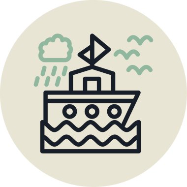 Su simgesinin vektör illüstrasyonu