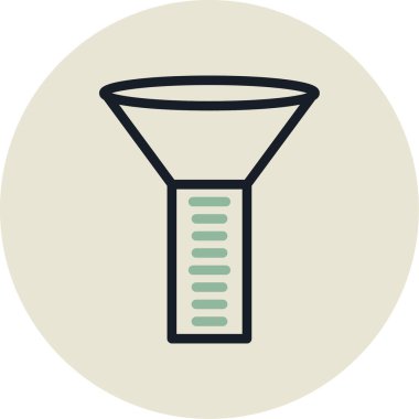 Cam simge, vektör illüstrasyonu