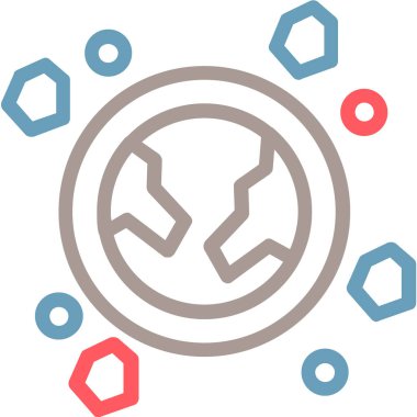 Basit vektör illüstrasyon seosu