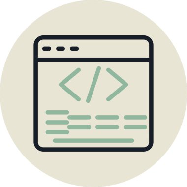 Web tasarım vektörü simgesi