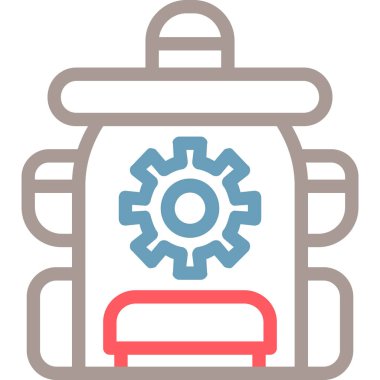 dişli simgesi vektör illüstrasyonu