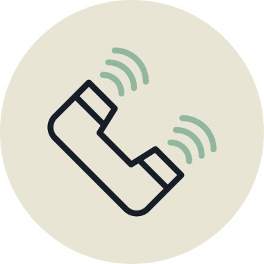 Modern kablosuz ikonun vektör illüstrasyonu