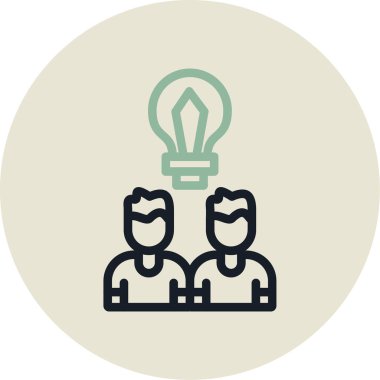 İnsan simgesinin vektör illüstrasyonu