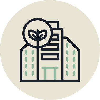 bitki simgesi vektör illüstrasyonu