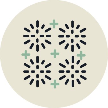 Bir kar tanesi simgesinin vektör çizimi