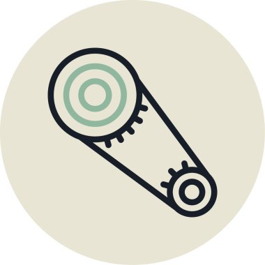 Modern bir simgenin vektör illüstrasyonu