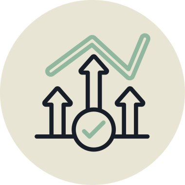 Tamam. Web simgesi basit illüstrasyon