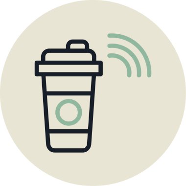 Kahve fincanı. Basit tasarım