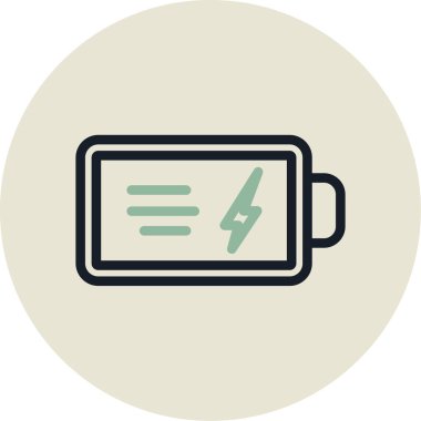 pil vektör illüstrasyonu