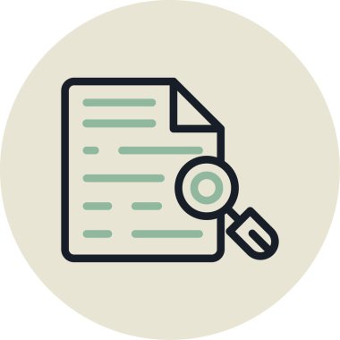 Belgenin vektör illüstrasyonu