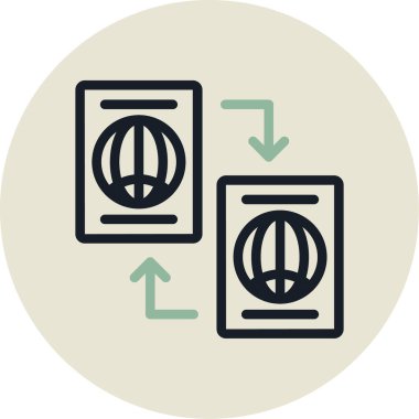 tarayıcı simgesi vektör illüstrasyonu