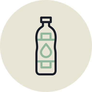 şişe simgesi vektör illüstrasyonu