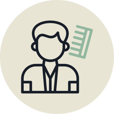 Bir iş adamının vektör çizimi