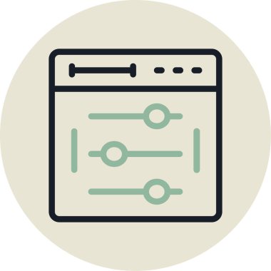 seo modern simgesinin vektör illüstrasyonu