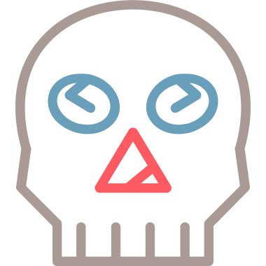 Cadılar Bayramı. Web simgesi basit illüstrasyon