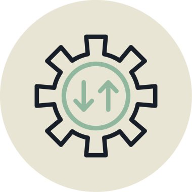 seo modern simgesinin vektör illüstrasyonu