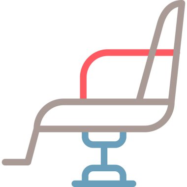 Sandalye. Web simgesi basit illüstrasyon