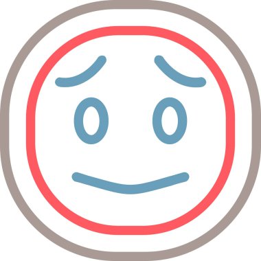 yüz simgesi, vektör illüstrasyonu