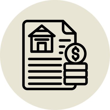 Ev simgesinin vektör illüstrasyonu