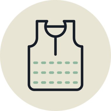 Çanta simgesinin vektör illüstrasyonu