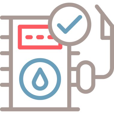 Su damlası. Web simgesi illüstrasyonu