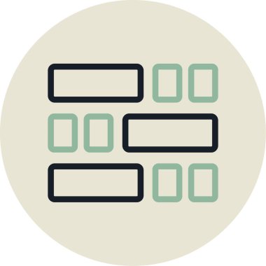 Web arayüzü simgesi, vektör illüstrasyonu