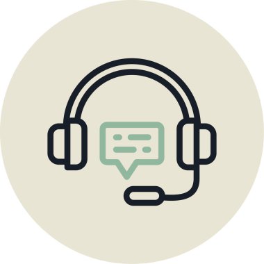 Müşteri servisi. Basit resimleme