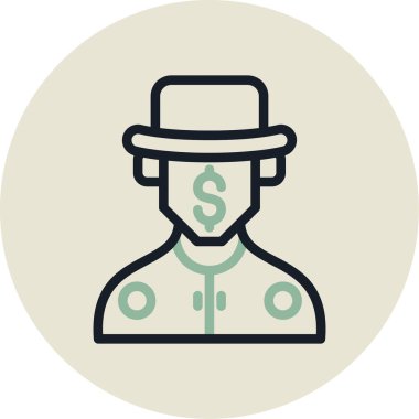 para çantası simgesi, vektör illüstrasyonu