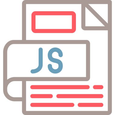 Web simgesi, programlamanın vektör illüstrasyonu