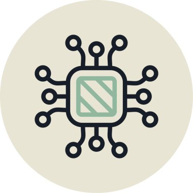 şebeke. Web simgesi basit illüstrasyon