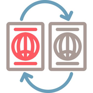 Web simgesi vektör illüstrasyonu