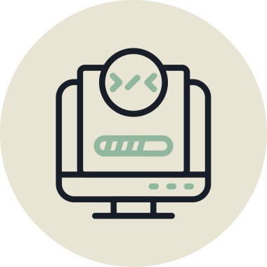 bilgisayar simgesi, vektör illüstrasyonu