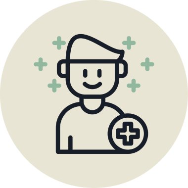 Doktor Simge vektör illüstrasyonu