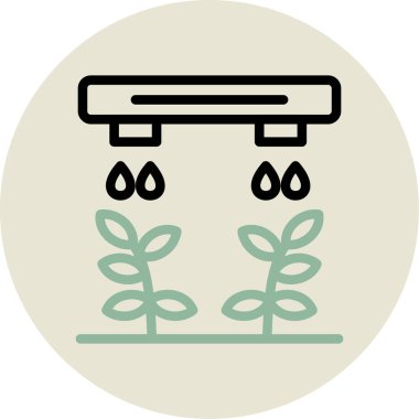 Bir ev simgesinin vektör illüstrasyonu