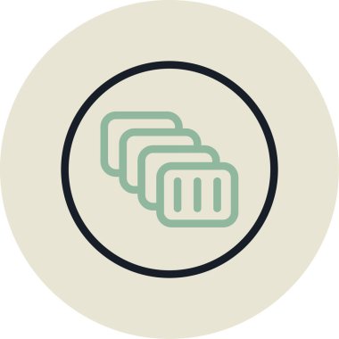 Benzersiz modern vektör simgesi