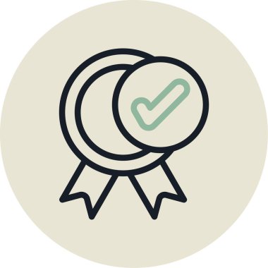 işaret simgesini işaretle, vektör illüstrasyonu