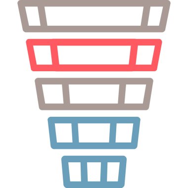 Alışveriş sepeti vektör çizgisi simgesi