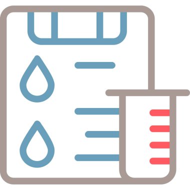 test simgesi. Basit resimleme